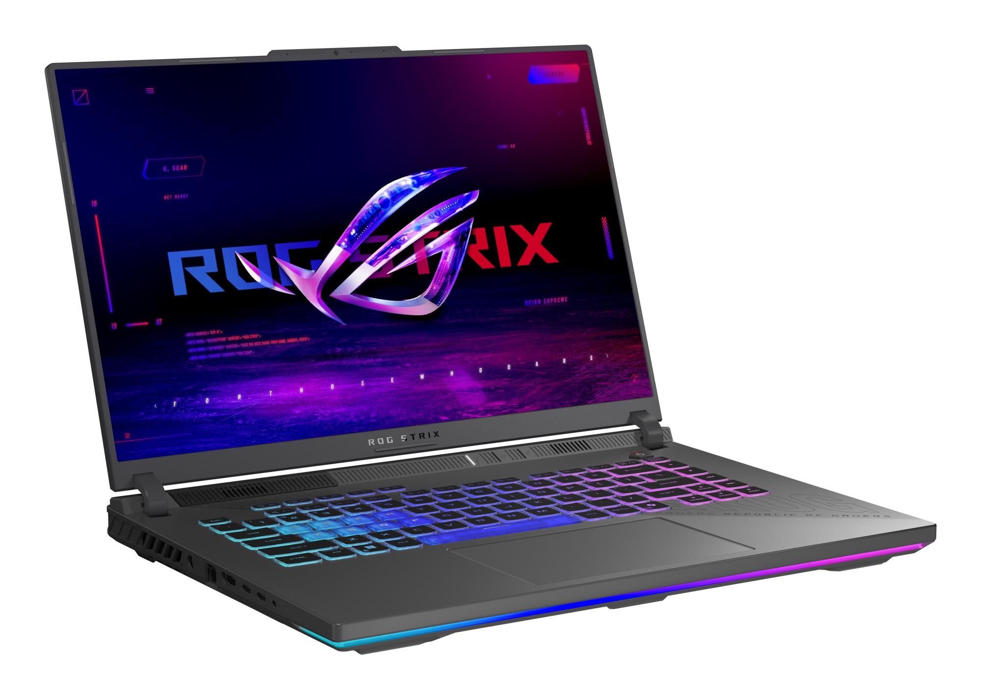 ASUS ROG Strix (G16 (2025), CPU  AMD Ryzen 9, 2400 MHz, 16", 1920x1200, RAM 16GB, DDR5, 5200 MHz, SSD 1TB, NVIDIA GeForce RTX 5070 Ti, 12GB, ENG, Windows 11 Home, Eclipse Grey)