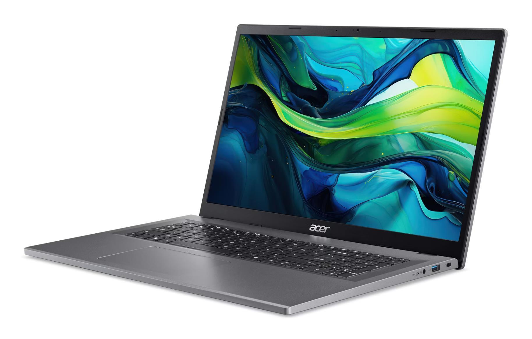 ACER Aspire (Go 17, CPU Intel® N, N150, 17.3 ", 1920 x 1080 pixels, RAM 16 GB, SSD 512 GB, Discrete graphics Not available, On-board graphics Yes, Keyboard language English, OS installed Windows 11 Home, Colour Grey)