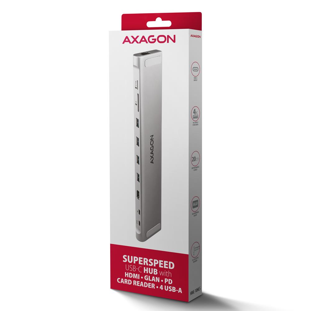 NB ACC DOCKING STATION/9IN1 HMC-10HLS AXAGON