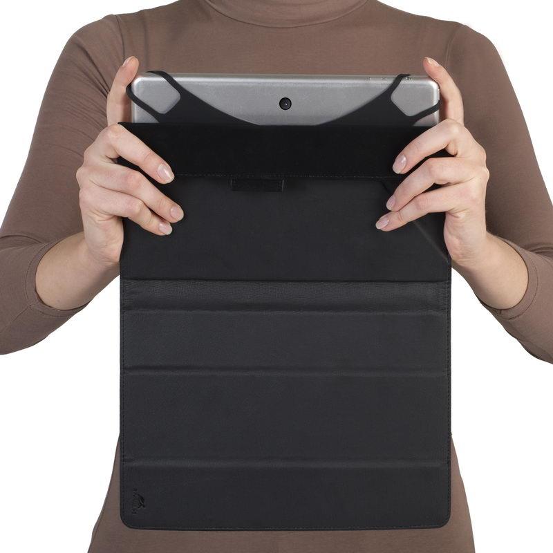 TABLET SLEEVE 10.1" MALPENSA/3137 BLACK RIVACASE