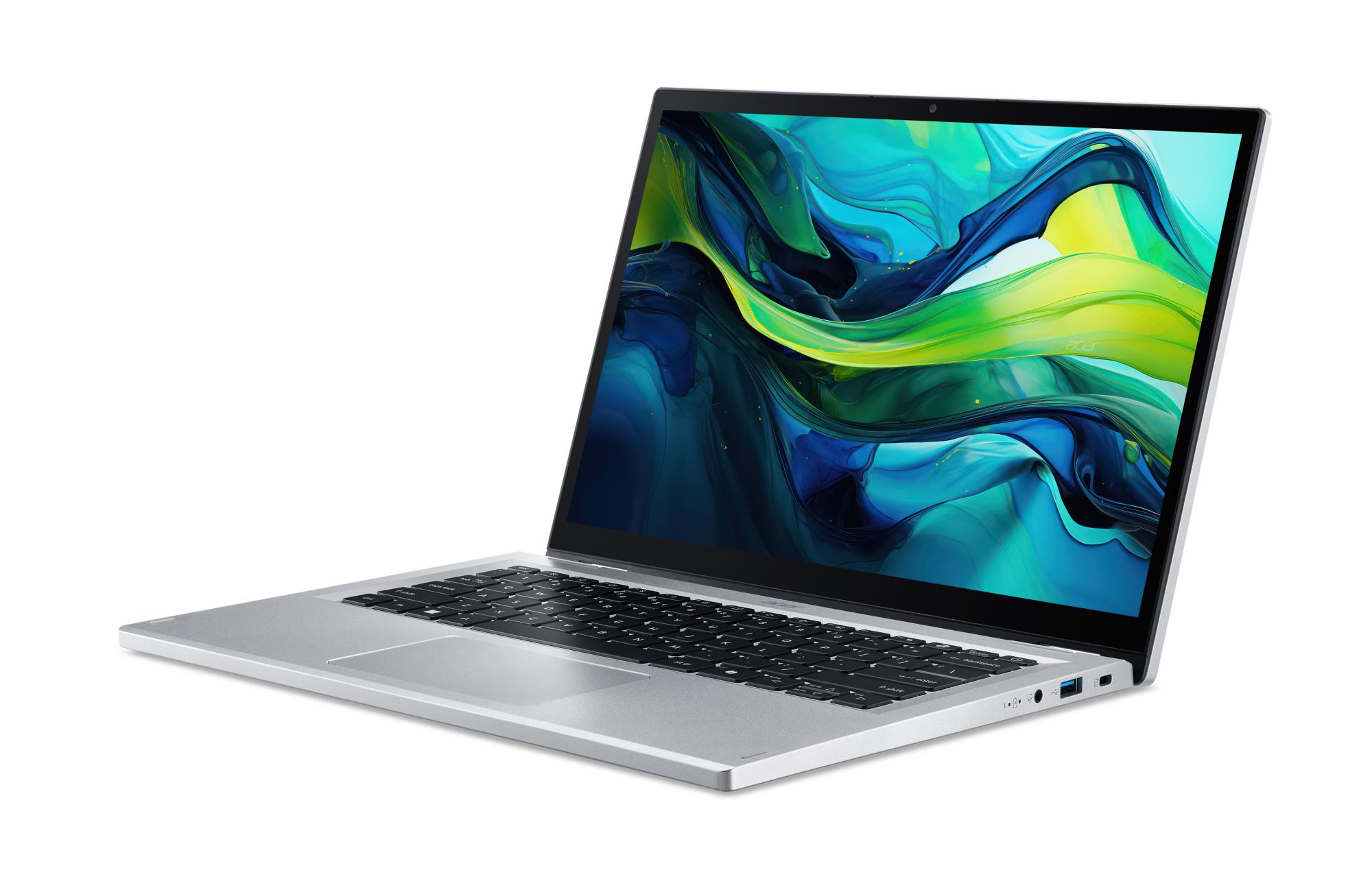 ACER Aspire (Go Spin 14, AGSP14-31PT-C72L, CPU  Intel N-Series, N150, 800 MHz, 14", Touchscreen, 1920x1200, RAM 16GB, SSD 512GB, IntelGraphics, Integrated, ENG, Windows 11 Home, Pure Silver)