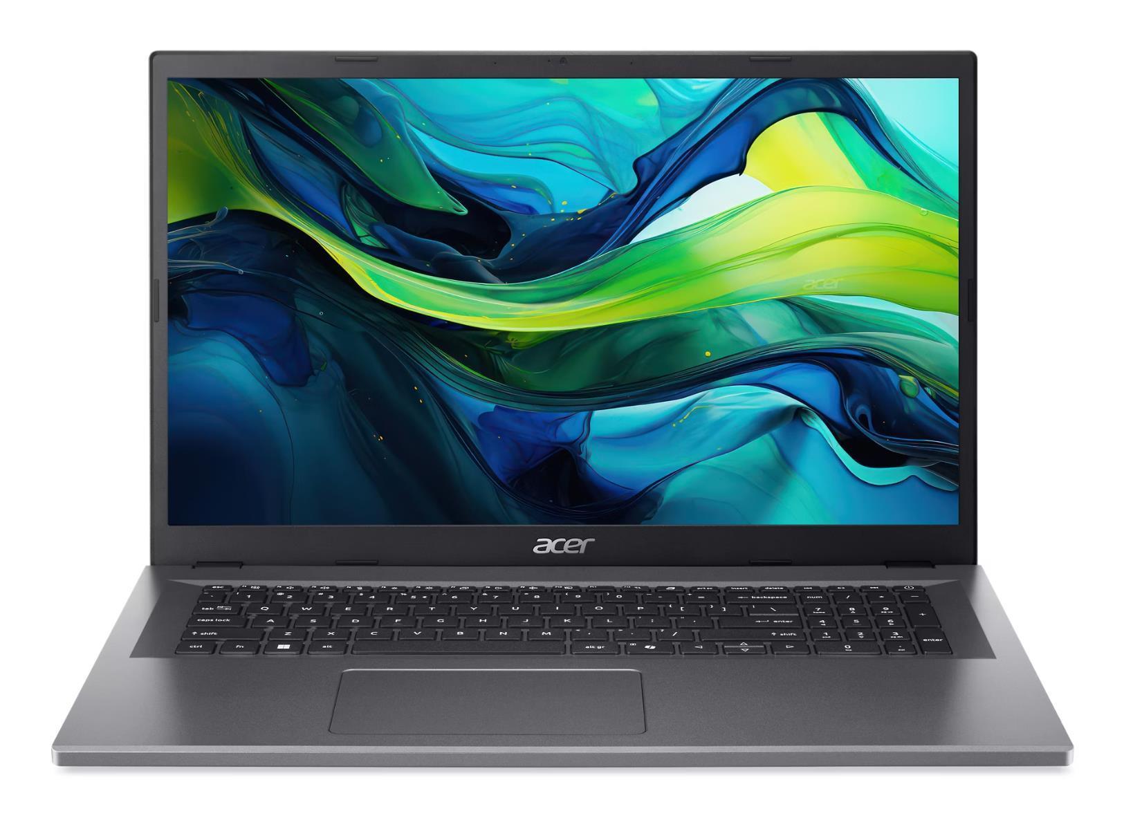 ACER Aspire (Go 17, CPU Intel® N, N150, 17.3 ", 1920 x 1080 pixels, RAM 16 GB, Discrete graphics Not available, On-board graphics Yes, Keyboard language English, OS installed Windows 11 Home, Colour Grey) ACER Aspire (Go 17, CPU Intel® N, N150, 17.3 ", 1920 x 1080 pixels, RAM 16 GB, SSD 512 GB, Discrete graphics Not available, On-board graphics Yes, Keyboard language English, OS installed Windows 11 Home, Colour Grey)
