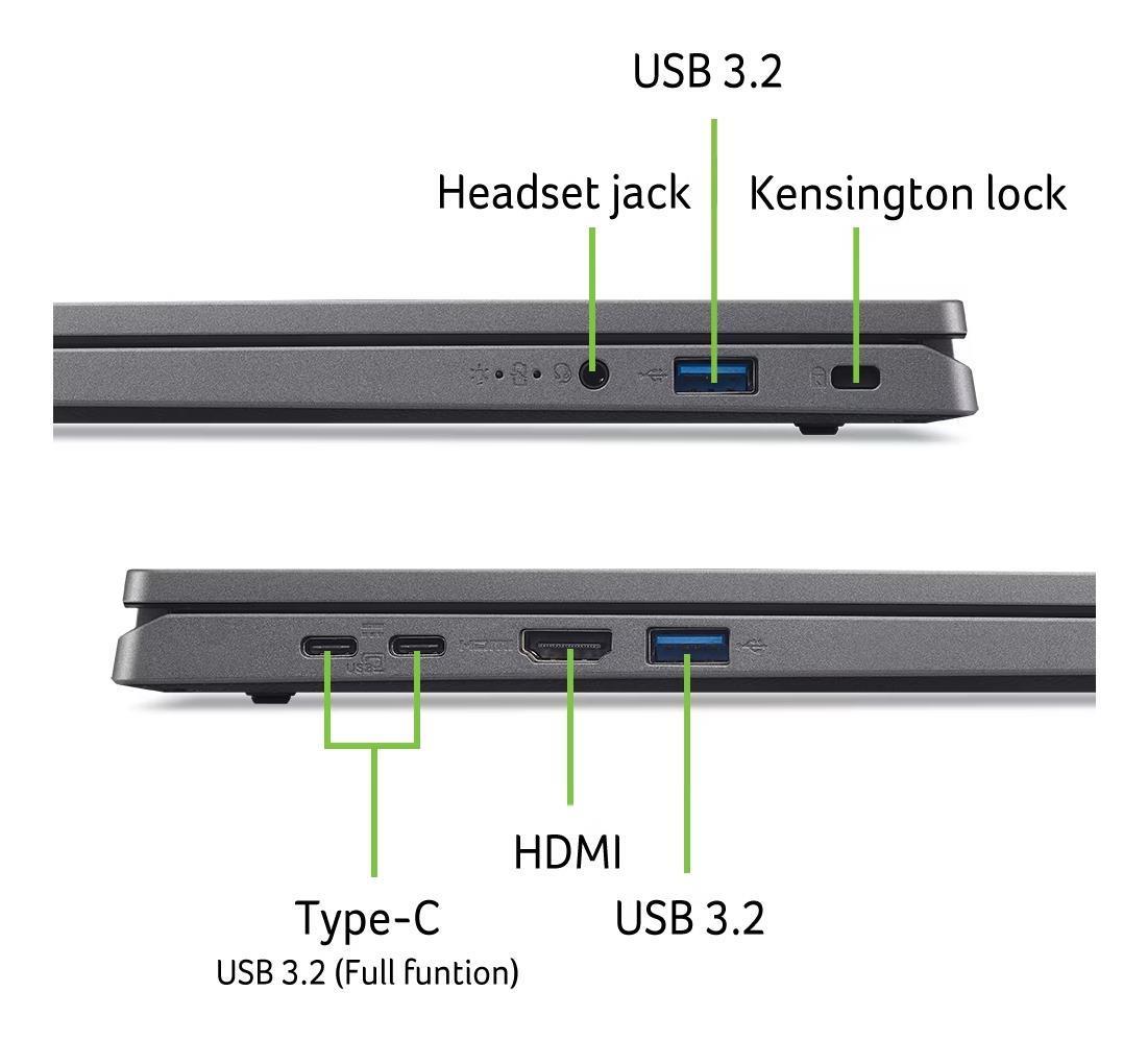 ACER Aspire (Go 17, CPU Intel® N, N150, 17.3 ", 1920 x 1080 pixels, RAM 16 GB, SSD 512 GB, Discrete graphics Not available, On-board graphics Yes, Keyboard language English, OS installed Windows 11 Home, Colour Grey)