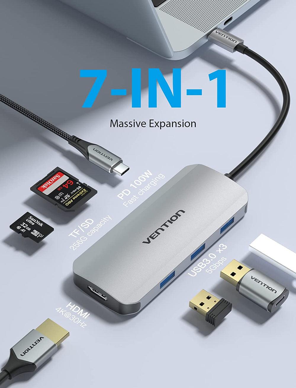 NB ACC DOCKING STATION 7IN1/USB-C 0.15M TOJHB VENTION NB ACC DOCKING STATION 7IN1/USB-C 0.15M TOJHB VENTION
