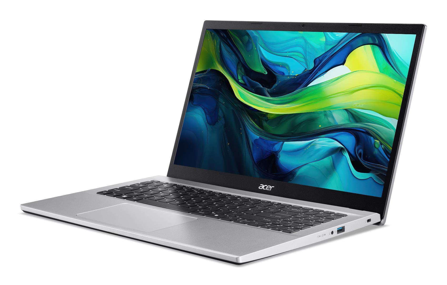 ACER Aspire (Go 15, CPU AMD RyzenT 5, 5625U, 2.3 GHz, 15.6 ", 1920 x 1080 pixels, RAM 16 GB, DDR4-SDRAM, SSD 512 GB, Discrete graphics Not available, On-board graphics Yes, Keyboard language Russian/English, OS installed Windows 11 Home, Colour Silver)