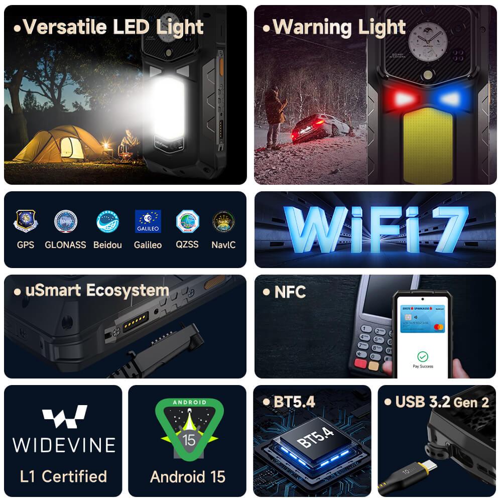 MOBILE PHONE ARMOR 29 ULTRA/16GB/1TB MARVEL BLACK ULEFONE