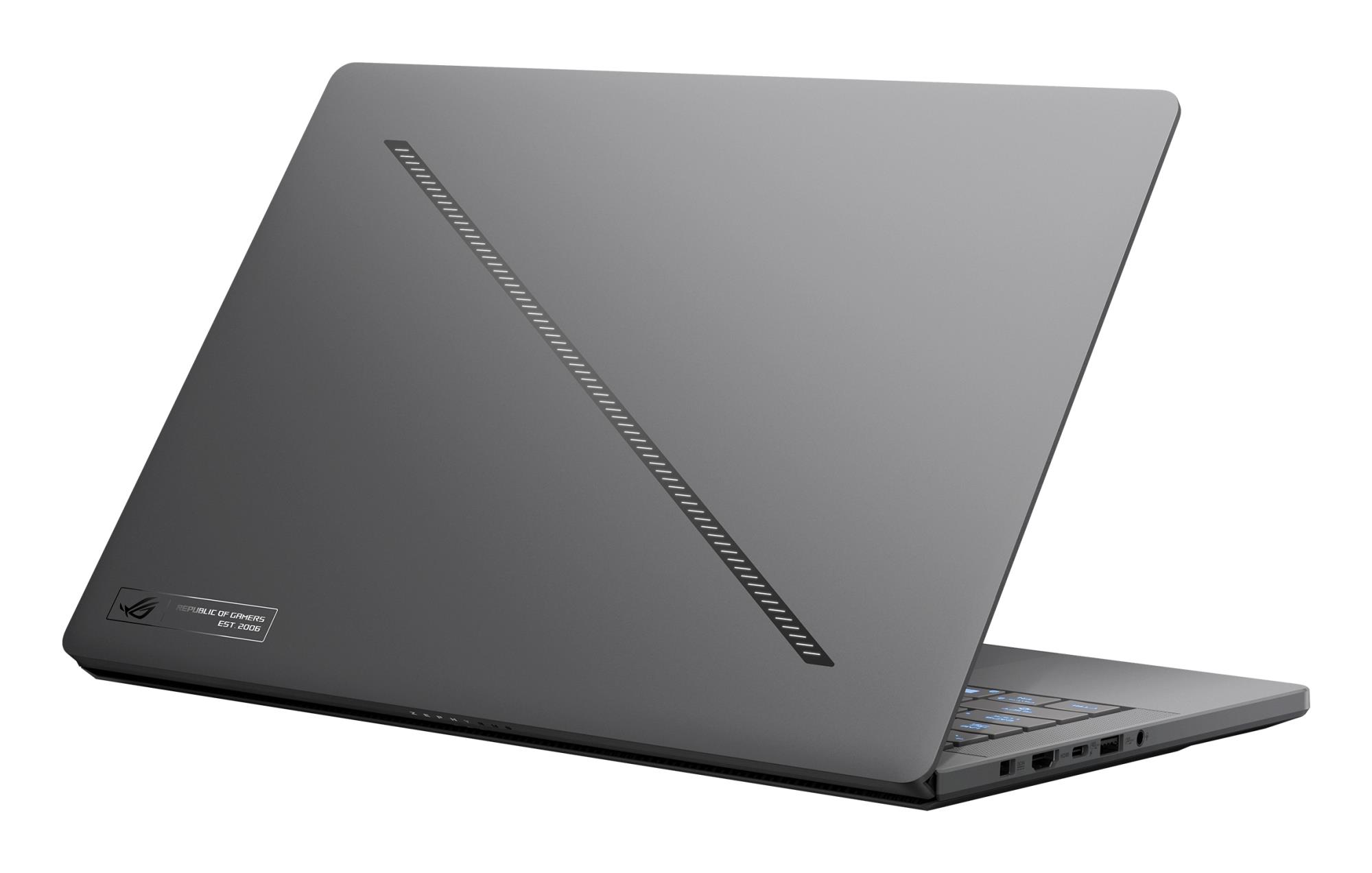 ASUS ROG Zephyrus (G14 (2025), CPU Ryzen 9, 270, 4000 MHz, 14", 2880x1800, RAM 16GB, LPDDR5x, 7500 MHz, SSD 1TB, NVIDIA GeForce RTX 5060, 8GB, ENG, Card Reader microSD, Windows 11 Home, Eclipse Grey) ASUS GA403UM-QS023W (ROG Zephyrus, CPU AMD RyzenT 9, 270, 4 GHz, 14 ", 2880 x 1800 pixels, RAM 16 GB, LPDDR5x-SDRAM, SSD 1000 GB, Discrete graphics NVIDIA GeForce RTX 5060, 8 GB, On-board graphics Yes, OS installed Windows 11 Home, Colour Black,Grey, 7500 MHz)
