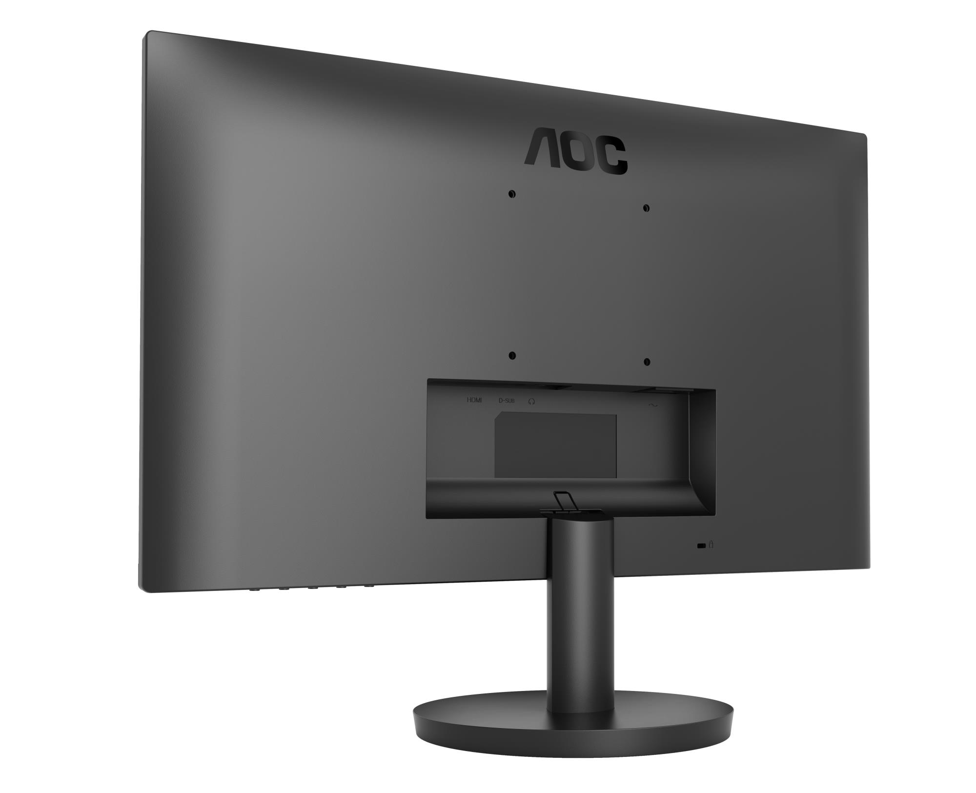 AOC 24" (Panel VA, 1920x1080, 16:9, 100 Hz, Matte, 1 ms, Speakers, Tilt, Colour Black)