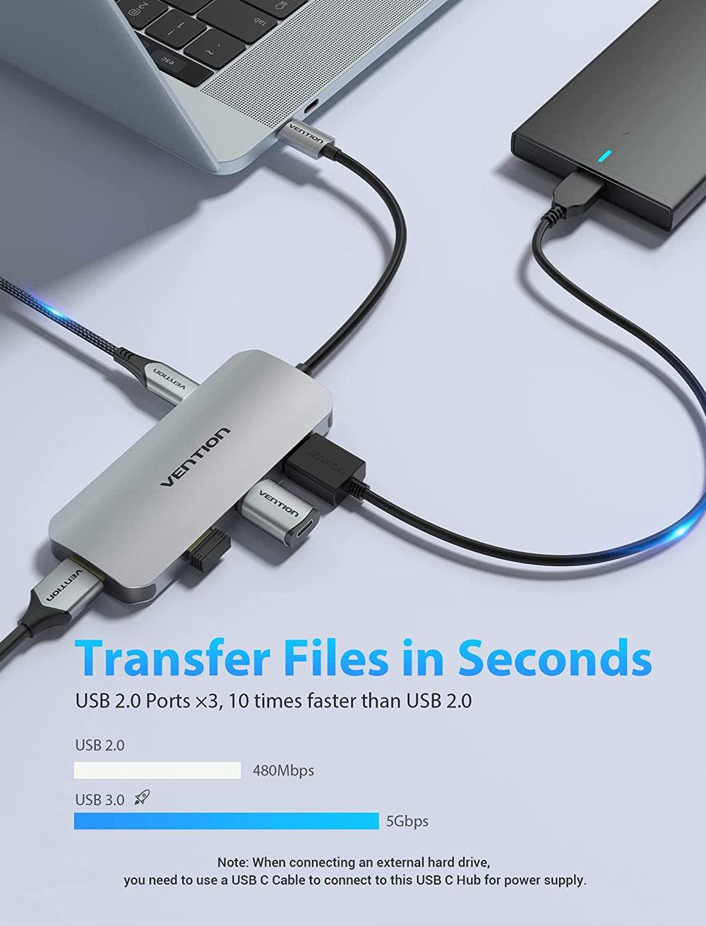 NB ACC DOCKING STATION 7IN1/USB-C 0.15M TOJHB VENTION NB ACC DOCKING STATION 7IN1/USB-C 0.15M TOJHB VENTION