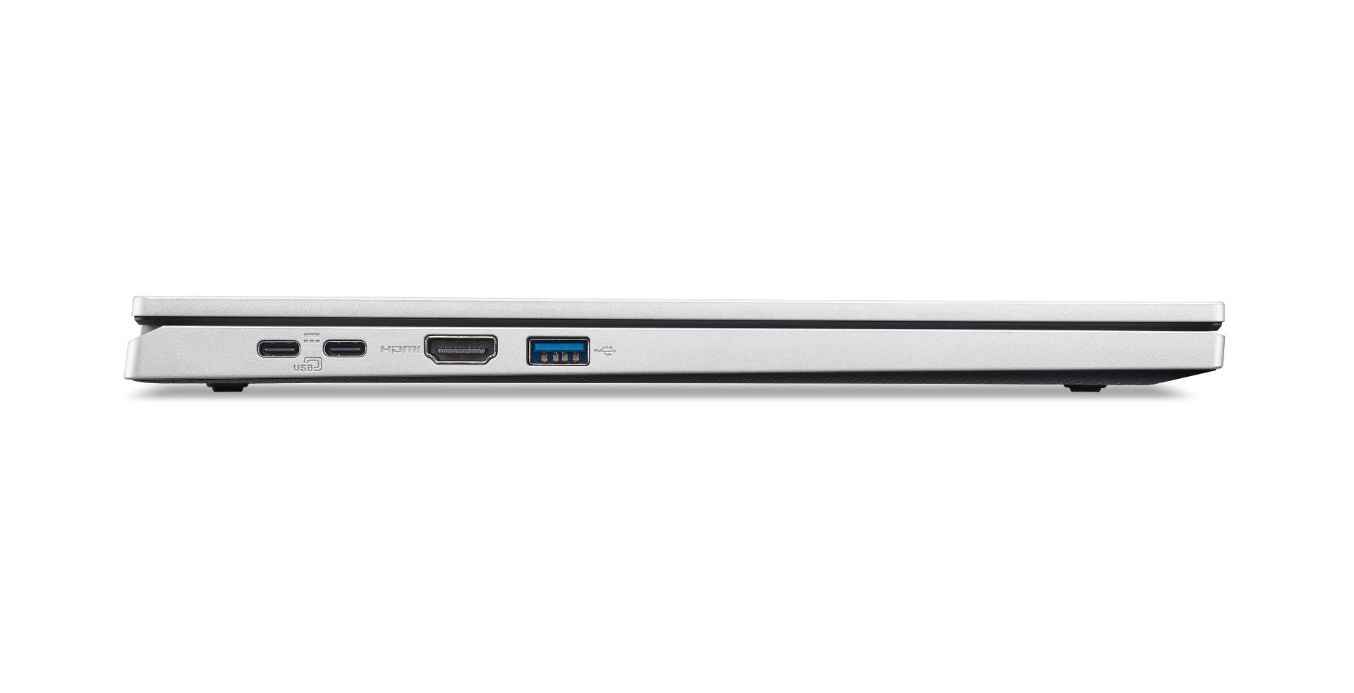ACER Aspire (Go 15, AG15-32P-373M, CPU  Intel Core 3, N355, 1900 MHz, 15.6", 1920x1080, RAM 16GB, DDR5, SSD 512GB, Integrated, ENG, Windows 11 Home, Pure Silver)