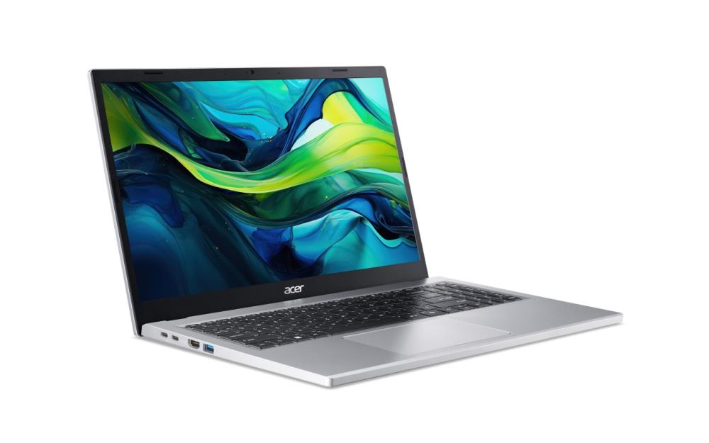 ACER Aspire (Go 15, CPU AMD RyzenT 5, 7520U, 2.8 GHz, 15.6 ", 1920x1080 pixels, RAM 16 GB, DDR5-SDRAM, SSD 512 GB, On-board graphics Yes, Keyboard language English, OS installed Windows 11 Home, Colour Silver)