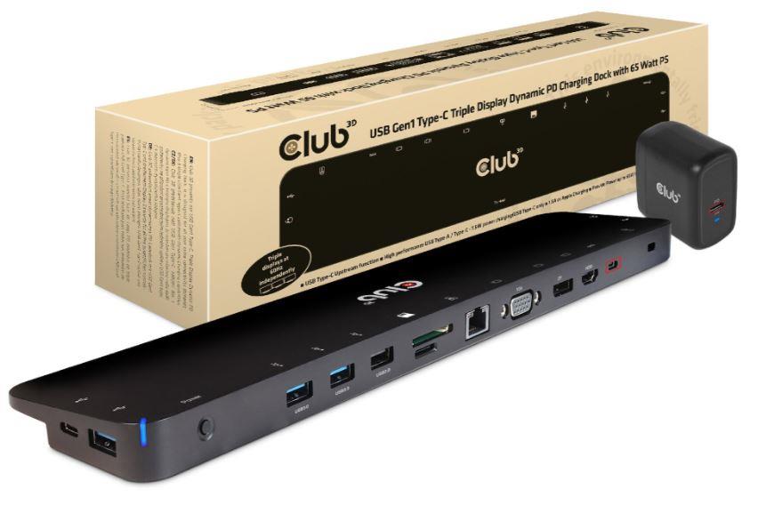 NB ACC DOCKING STATION/USB-C 65W CSV-1564W65 CLUB3D NB ACC DOCKING STATION/USB-C 65W CSV-1564W65 CLUB3D