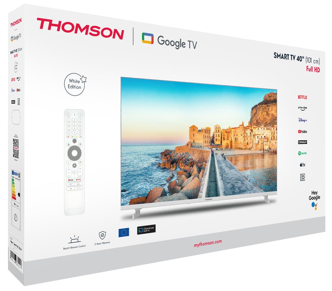 THOMSON 40 " (Full HD, 1920 x 1080 pixels, Flat, 16:9, LCD)
