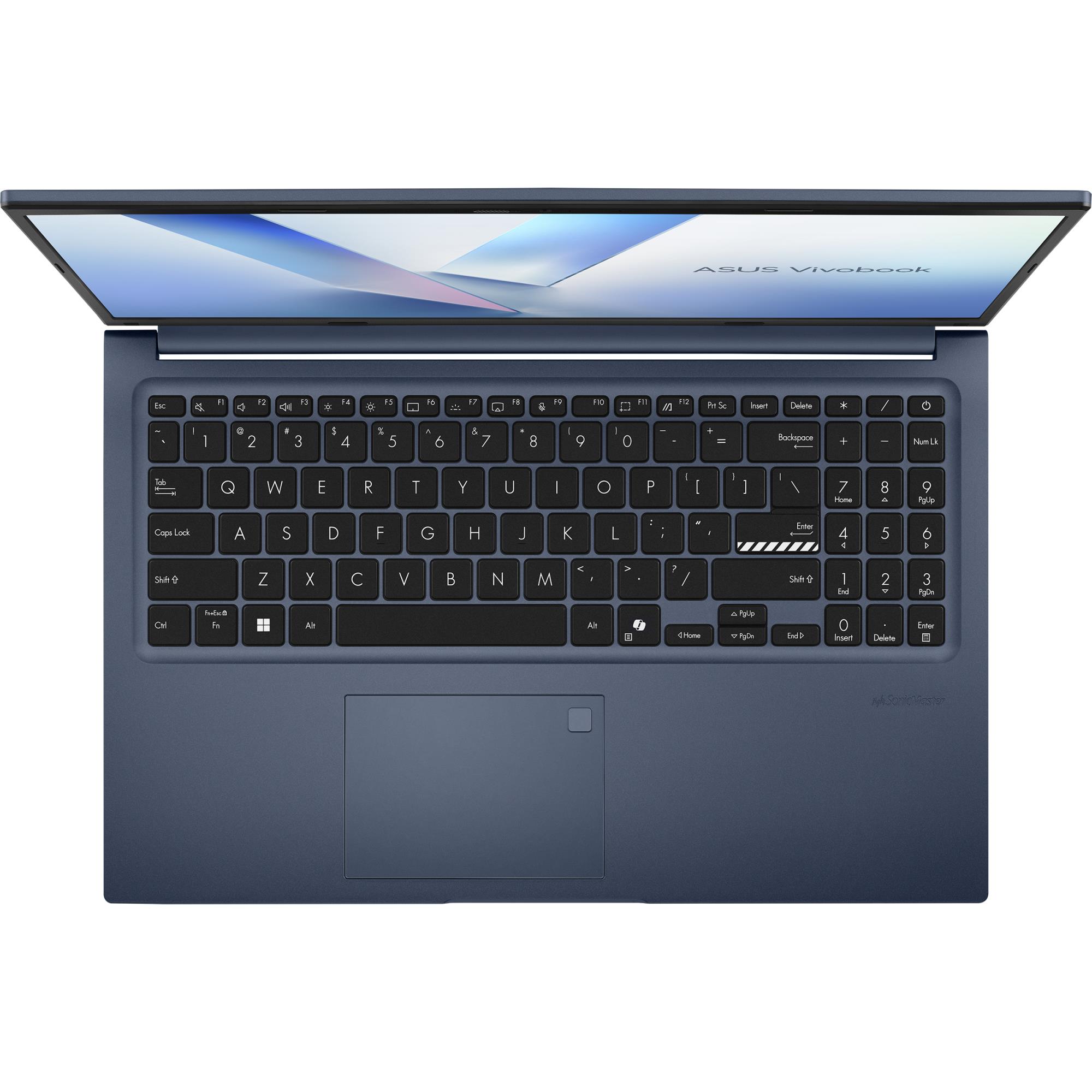 ASUS VivoBook Series (CPU AMD RyzenT 5, 150, 3.3 GHz, 15.6 ", 1920 x 1080 pixels, RAM 16 GB, DDR5-SDRAM, SSD 512 GB, Discrete graphics Not available, On-board graphics Yes, Numeric keypad Yes, OS installed Windows 11 Home, Colour Blue) ASUS VivoBook Series (CPU AMD RyzenT 5, 150, 3.3 GHz, 15.6 ", 1920 x 1080 pixels, RAM 16 GB, DDR5-SDRAM, SSD 512 GB, Discrete graphics Not available, On-board graphics Yes, Numeric keypad Yes, OS installed Windows 11 Home, Colour Blue)