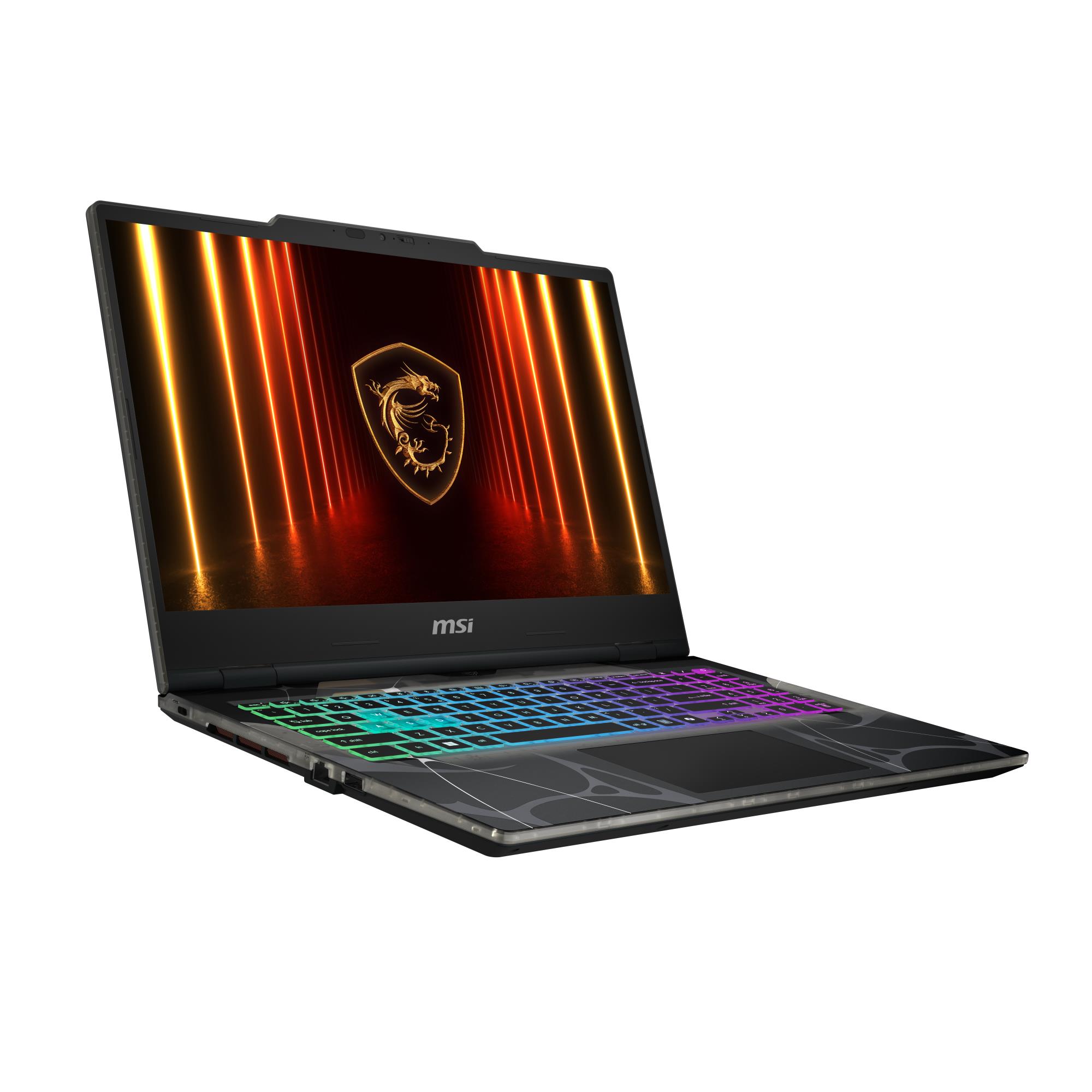 MSI Cyborg (A15 AI B2HWFKG, CPU AMD RyzenT 7, 260, 3.8 GHz, 15.6 ", 1920 x 1080 pixels, RAM 16 GB, DDR5-SDRAM, SSD 512 GB, Discrete graphics NVIDIA GeForce RTX 5060, 8 GB, On-board graphics Yes, Numeric keypad Yes, OS installed Windows 11 Home, Colour Black, 5600 MHz) MSI Cyborg (A15 AI B2HWFKG, CPU AMD RyzenT 7, 260, 3.8 GHz, 15.6 ", 1920 x 1080 pixels, RAM 16 GB, DDR5-SDRAM, SSD 512 GB, Discrete graphics NVIDIA GeForce RTX 5060, 8 GB, On-board graphics Yes, Numeric keypad Yes, OS installed Windows 11 Home, Colour Black, 5600 MHz)