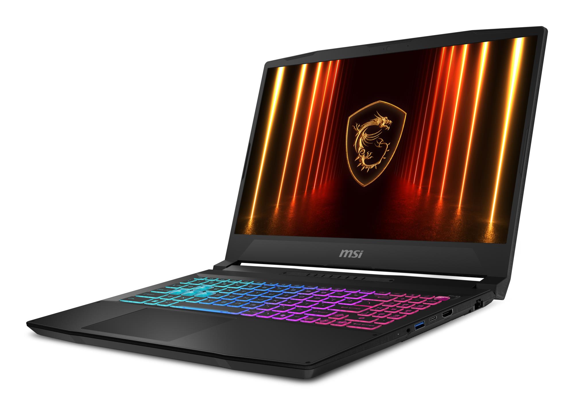 MSI Katana 15 HX (CPU Intel® CoreT i7, i7-14650HX, 15.6 ", 1920 x 1080 pixels, RAM 16 GB, DDR5-SDRAM, SSD 1000 GB, Discrete graphics NVIDIA GeForce RTX 5060, 8 GB, On-board graphics Yes, Numeric keypad Yes, OS installed Windows 11 Home, Colour Black, 5600 MHz) MSI Katana 15 HX (CPU Intel® CoreT i7, i7-14650HX, 15.6 ", 1920 x 1080 pixels, RAM 16 GB, DDR5-SDRAM, SSD 1000 GB, Discrete graphics NVIDIA GeForce RTX 5060, 8 GB, On-board graphics Yes, Numeric keypad Yes, OS installed Windows 11 Home, Colour Black, 5600 MHz)