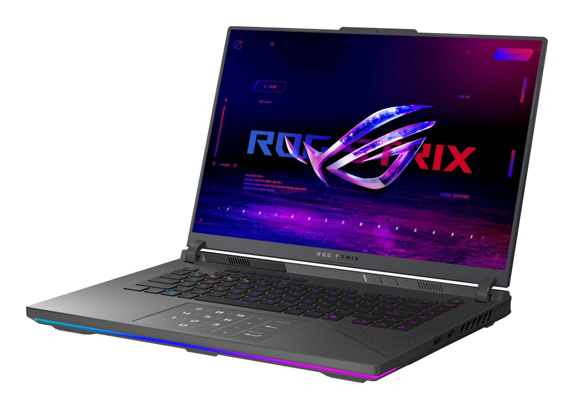 ASUS ROG Strix (G16 (2025), CPU  Ryzen 9, 2500 MHz, 16", 2560x1600, RAM 16GB, DDR5, 5600 MHz, SSD 1TB, NVIDIA GeForce RTX 5070 Ti, 12GB, ENG, Windows 11 Home)