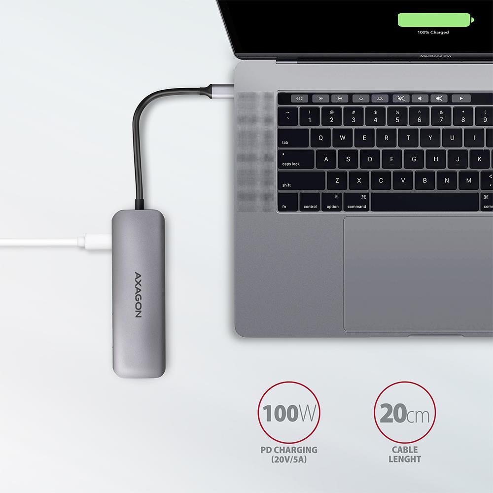 I/O HUB USB3.2 5IN1/0.2M HMC-5 AXAGON I/O HUB USB3.2 5IN1/0.2M HMC-5 AXAGON