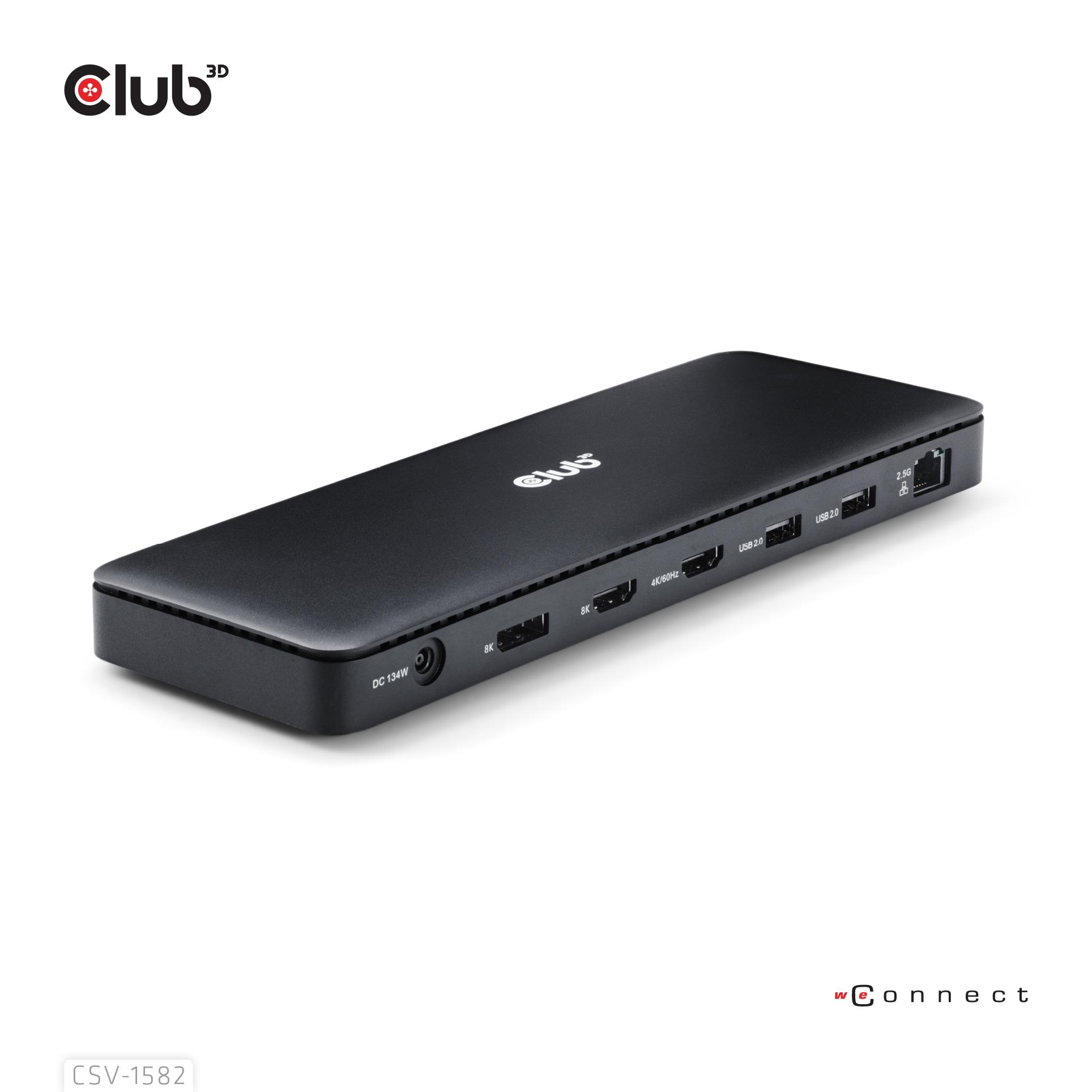 NB ACC DOCKING STATION 12IN1/THUNDERBOLT CSV-1582 CLUB3D