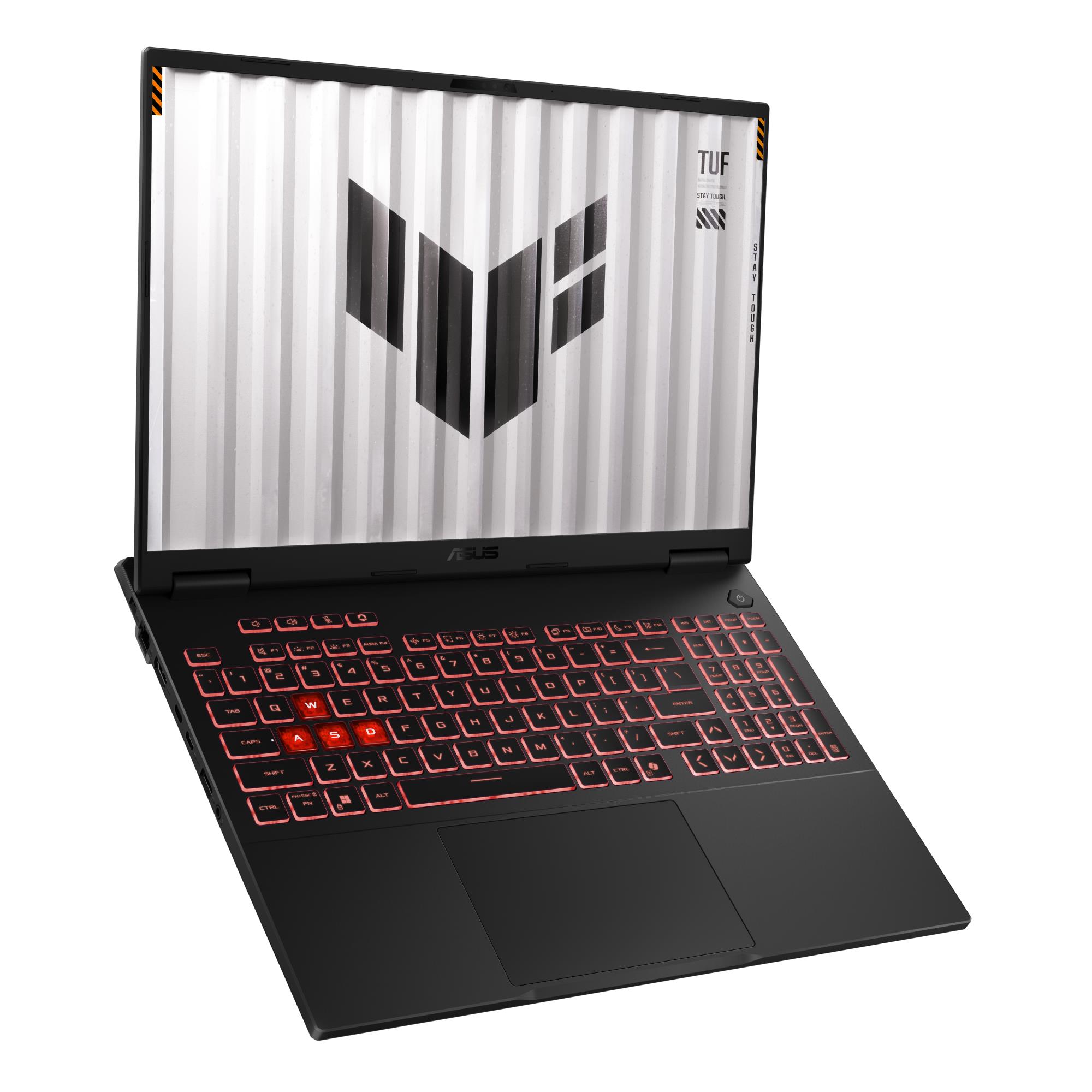 ASUS FA608UH-RV115W (TUF, CPU AMD RyzenT 7, 260, 3.8 GHz, 16 ", 1920 x 1200 pixels, RAM 16 GB, DDR5-SDRAM, SSD 512 GB, Discrete graphics NVIDIA® GeForce RTXT 5050, 8 GB, On-board graphics Yes, Numeric keypad Yes, OS installed Windows 11 Home, Colour Grey, 5600 MHz) ASUS FA608UH-RV115W (TUF, CPU AMD RyzenT 7, 260, 3.8 GHz, 16 ", 1920 x 1200 pixels, RAM 16 GB, DDR5-SDRAM, SSD 512 GB, Discrete graphics NVIDIA® GeForce RTXT 5050, 8 GB, On-board graphics Yes, Numeric keypad Yes, OS installed Windows 11 Home, Colour Grey, 5600 MHz)