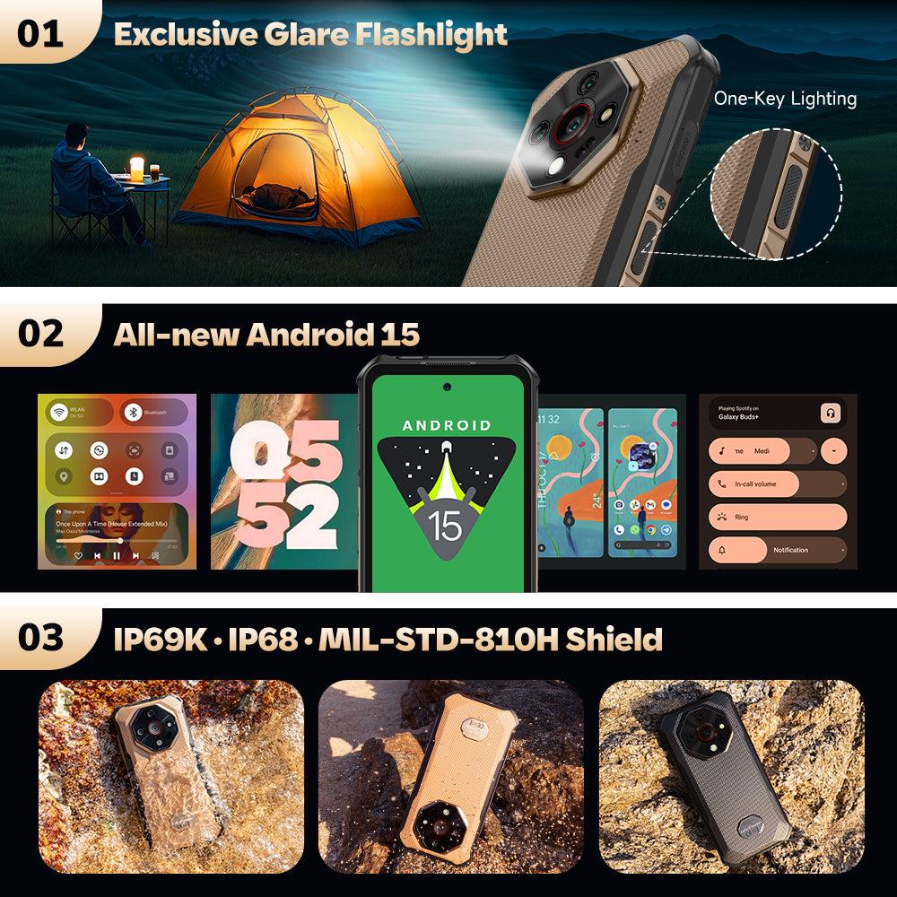 MOBILE PHONE ARMOR X16/6/128GB SAND DUNE ULEFONE MOBILE PHONE ARMOR X16/6/128GB SAND DUNE ULEFONE