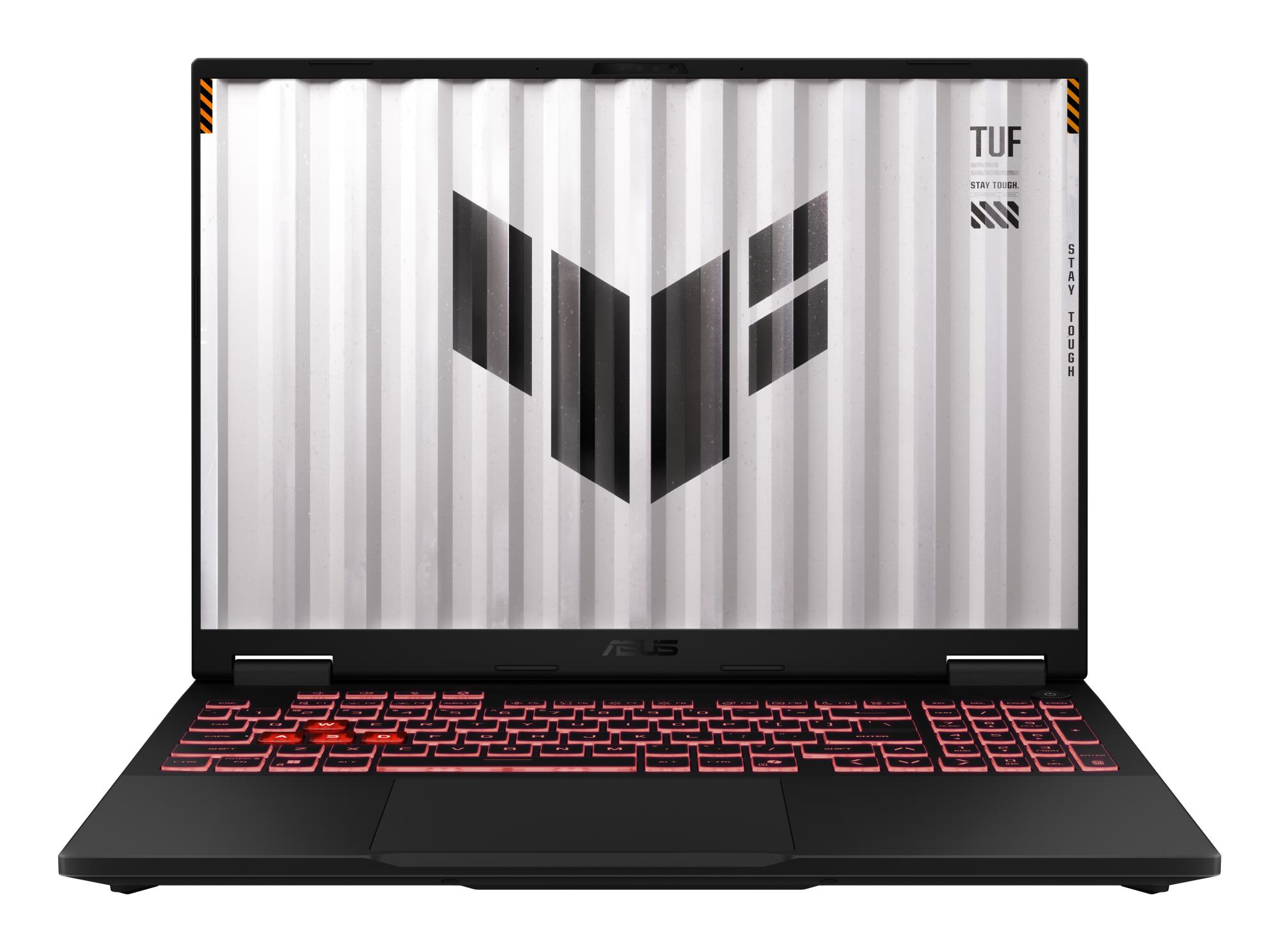 ASUS FA608UH-RV115W (TUF, CPU AMD RyzenT 7, 260, 3.8 GHz, 16 ", 1920 x 1200 pixels, RAM 16 GB, DDR5-SDRAM, SSD 512 GB, Discrete graphics NVIDIA® GeForce RTXT 5050, 8 GB, On-board graphics Yes, Numeric keypad Yes, OS installed Windows 11 Home, Colour Grey, 5600 MHz)