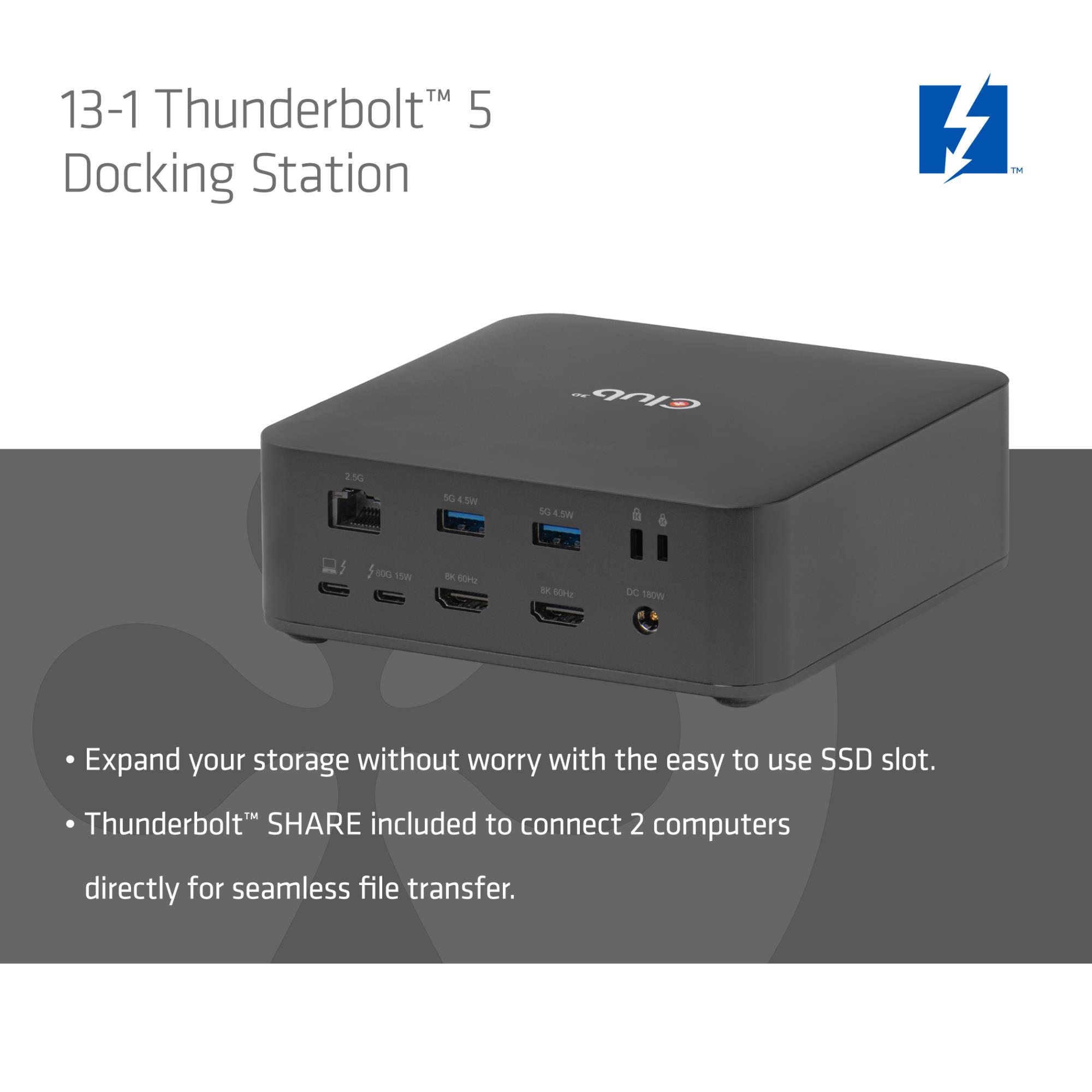 NB ACC DOCKING STATION 13-IN-1/THUNDERBOLT CSV-2562 CLUB3D