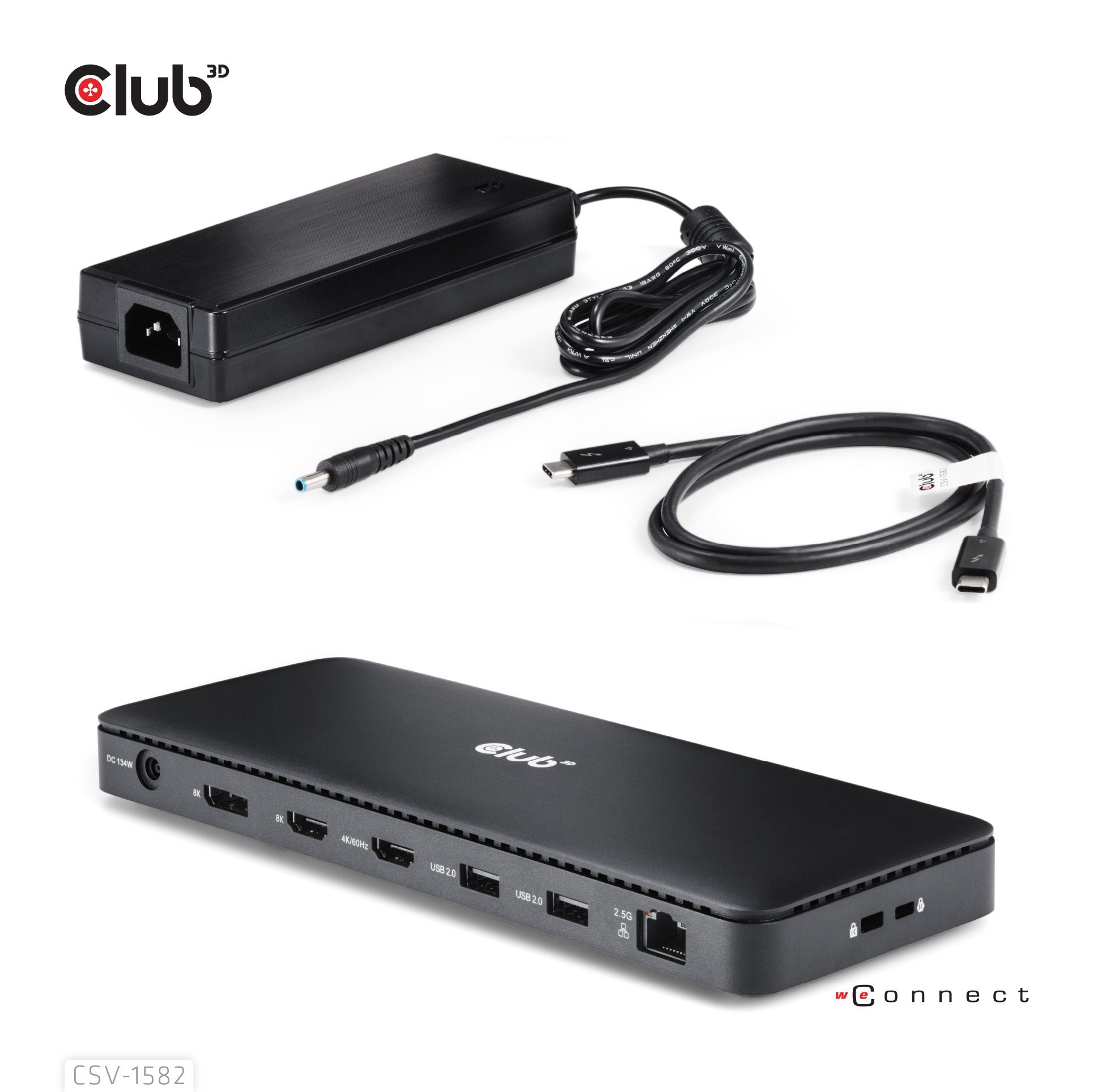 NB ACC DOCKING STATION 12IN1/THUNDERBOLT CSV-1582 CLUB3D