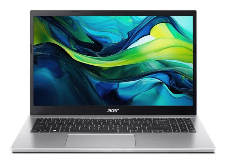 ACER Aspire (Go 15, CPU AMD RyzenT 5, 5625U, 2.3 GHz, 15.6 ", 1920 x 1080 pixels, RAM 16 GB, DDR4-SDRAM, SSD 512 GB, Discrete graphics Not available, On-board graphics Yes, Keyboard language Russian/English, OS installed Windows 11 Home, Colour Silver)