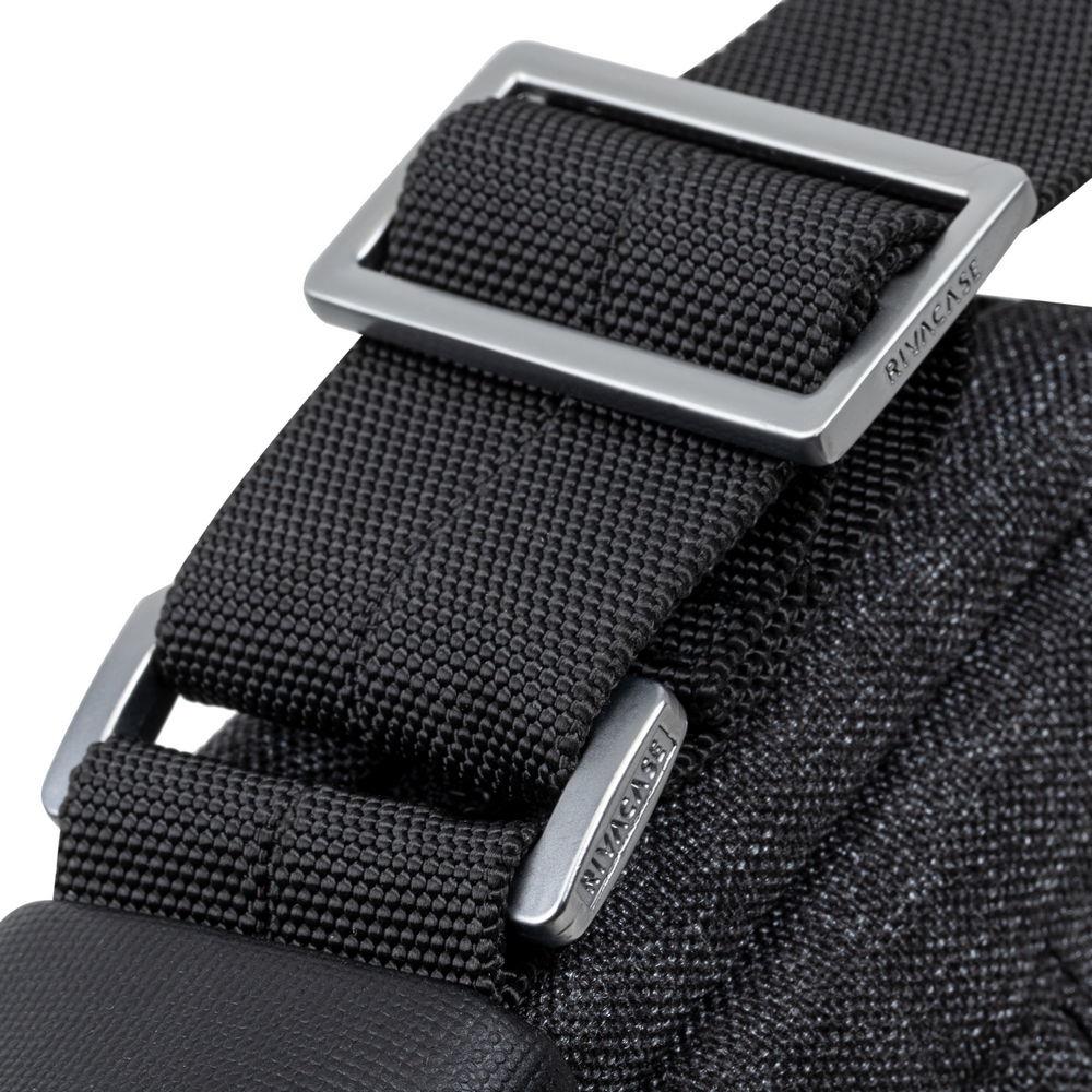TABLET CASE CROSSBODY 11"/8811 BLACK MELANGE RIVACASE