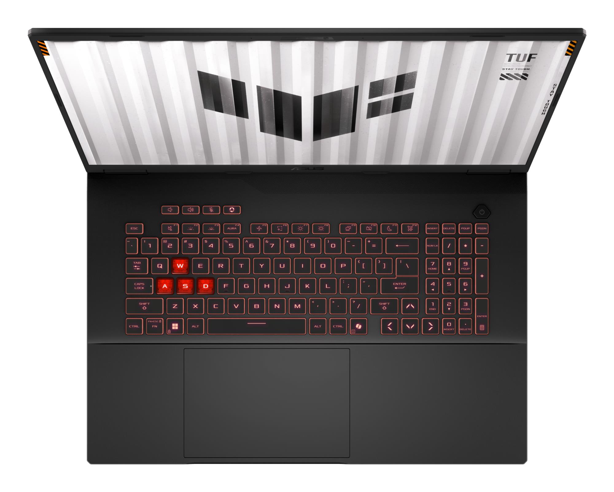 ASUS TUF (CPU AMD RyzenT 7, 260, 3.8 GHz, 18 ", 2560 x 1600 pixels, RAM 32 GB, DDR5-SDRAM, SSD 1000 GB, Discrete graphics NVIDIA GeForce RTX 5070, 8 GB, On-board graphics Yes, Numeric keypad Yes, OS installed Windows 11 Home, Colour Grey, 5600 MHz)