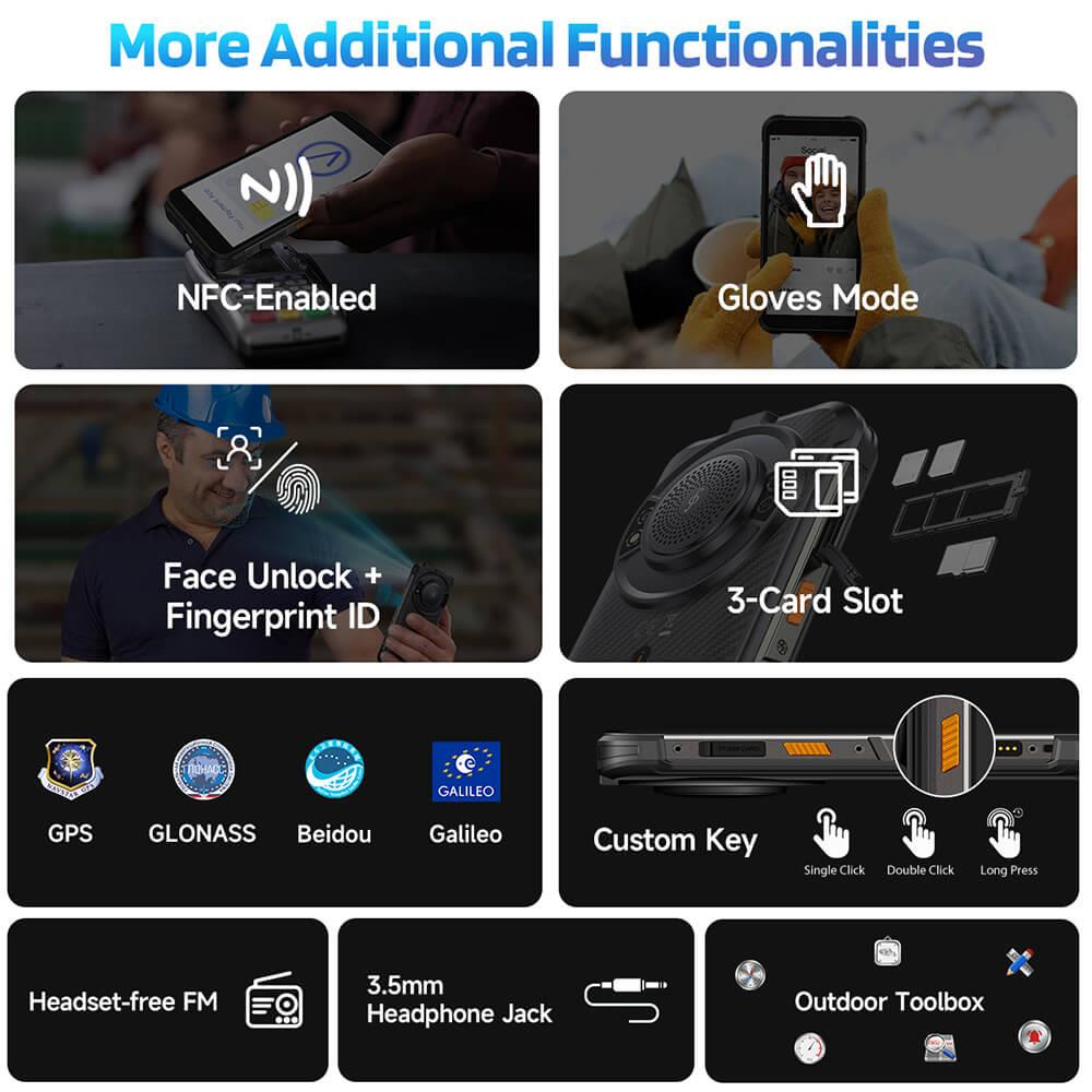MOBILE PHONE RUGKING/8/256GB ULEFONE MOBILE PHONE RUGKING/8/256GB ULEFONE