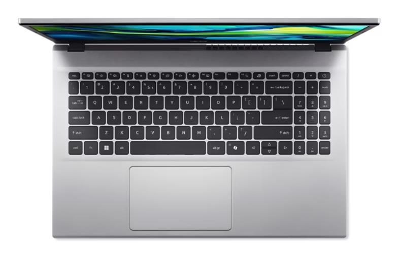 ACER Aspire (Go 15, CPU AMD RyzenT 5, 5625U, 2.3 GHz, 15.6 ", 1920 x 1080 pixels, RAM 16 GB, DDR4-SDRAM, SSD 512 GB, Discrete graphics Not available, On-board graphics Yes, Keyboard language Russian/English, OS installed Windows 11 Home, Colour Silver)