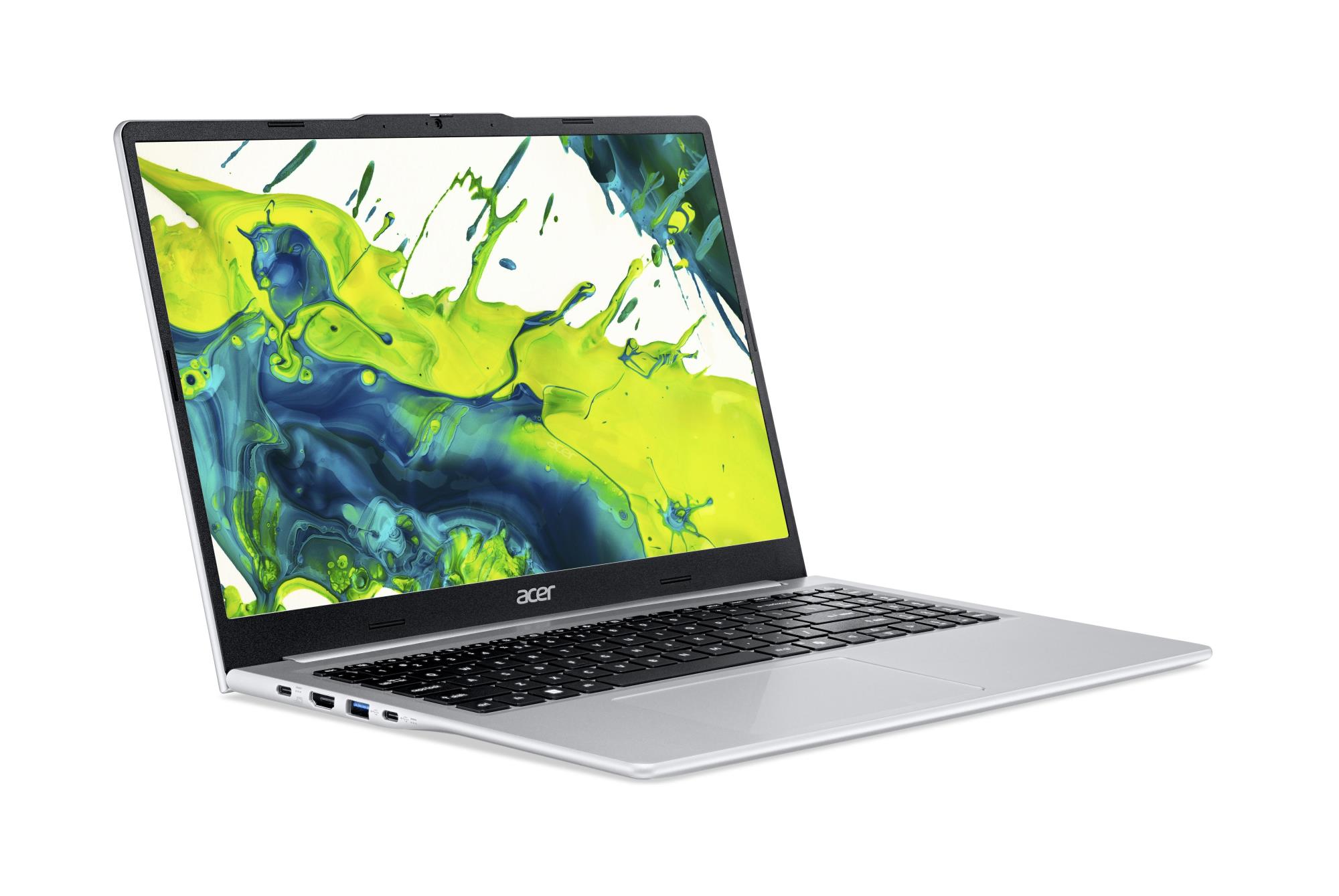 ACER CPU AMD RyzenT 3 (5400U, 2.6 GHz, 15.6 ", 1920 x 1080 pixels, RAM 8 GB, DDR4-SDRAM, SSD 512 GB, Discrete graphics Not available, On-board graphics Yes, Numeric keypad Yes, Keyboard language US International, OS installed Windows 11 Home, Colour Silver) ACER CPU AMD RyzenT 3 (5400U, 2.6 GHz, 15.6 ", 1920 x 1080 pixels, RAM 8 GB, DDR4-SDRAM, SSD 512 GB, Discrete graphics Not available, On-board graphics Yes, Numeric keypad Yes, Keyboard language US International, OS installed Windows 11 Home, Colour Silver)