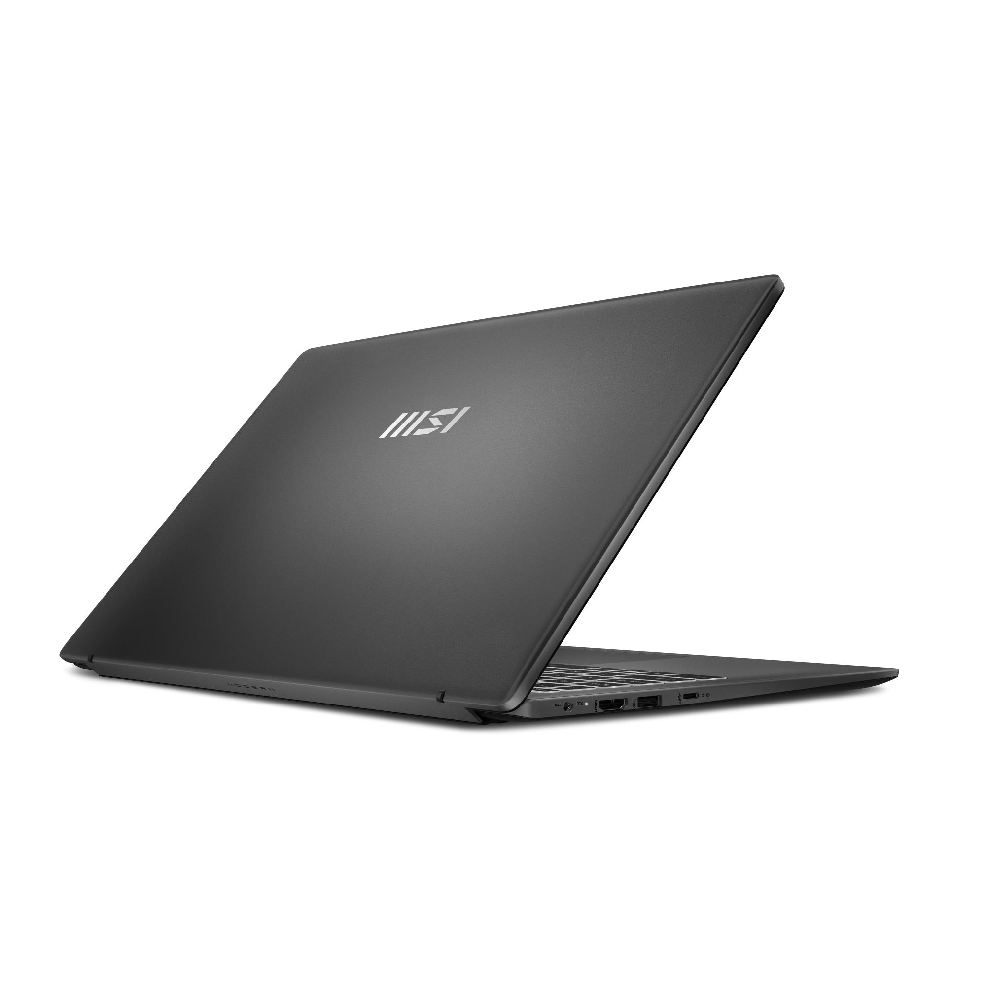 MSI Modern 15 F1MG- (CPU Intel Core 5, 120U, 15.6 ", 1920 x 1080 pixels, RAM 16 GB, DDR4-SDRAM, SSD 512 GB, Discrete graphics Not available, On-board graphics Yes, Numeric keypad Yes, OS installed Windows 11 Home, Colour Silver, 3200 MHz) MSI Modern 15 F1MG- (CPU Intel Core 5, 120U, 15.6 ", 1920 x 1080 pixels, RAM 16 GB, DDR4-SDRAM, SSD 512 GB, Discrete graphics Not available, On-board graphics Yes, Numeric keypad Yes, OS installed Windows 11 Home, Colour Grey, 3200 MHz)